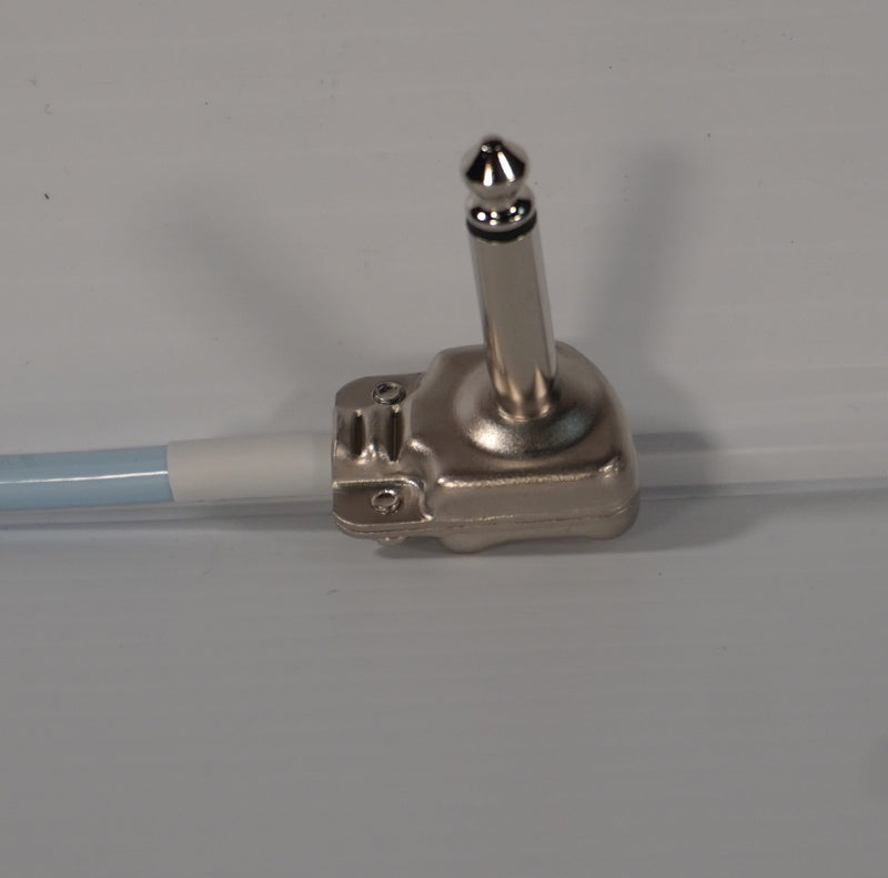 JAMS Pedal Patch Cable Lava Cable Rean 1/4" Carolina Blue 6in