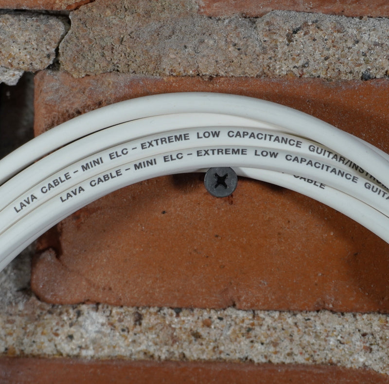 Lava Cable Mini ELC Bulk Instrument Cable White