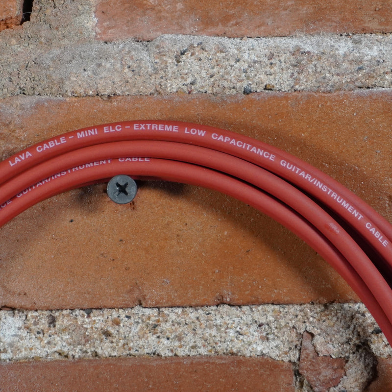 Lava Cable Mini ELC Bulk Instrument Cable Red