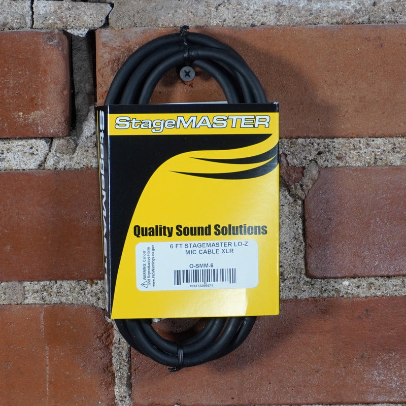 Stage Master Microphone Cable 6ft
