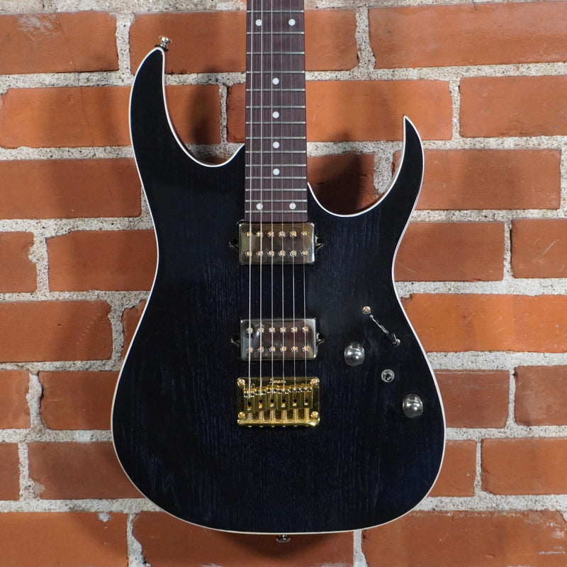 Ibanez High Performance RG421HPAH Electric Guitar Blue Wave Black Used