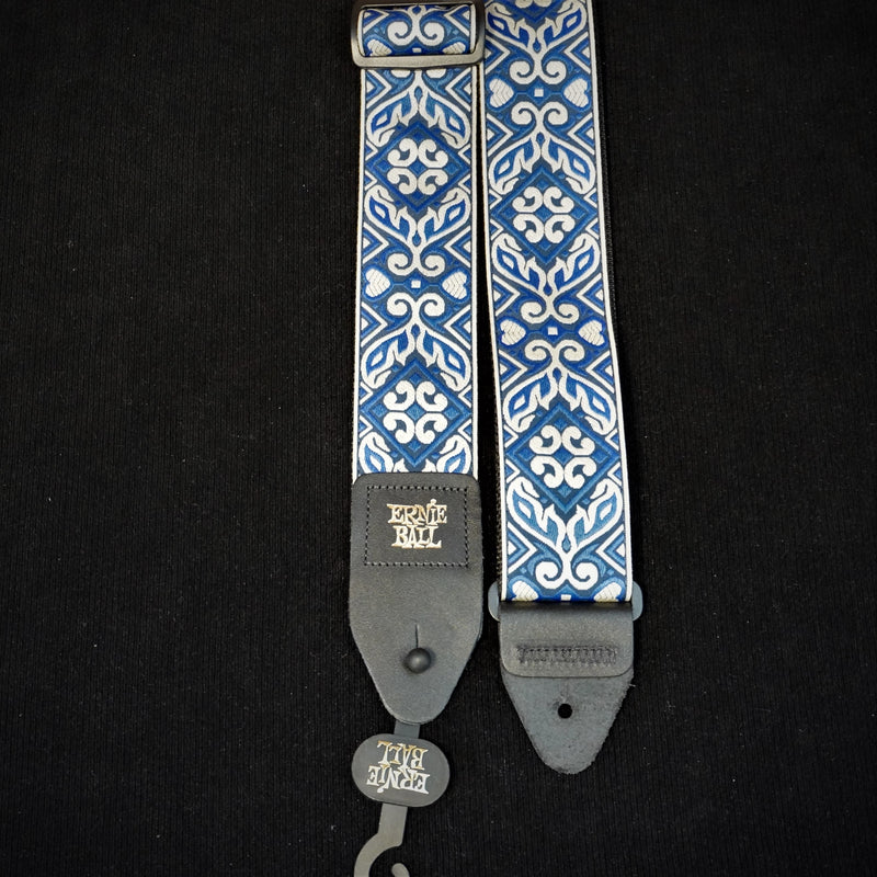 Ernie Ball Tribal Blue Jacquard Guitar Strap