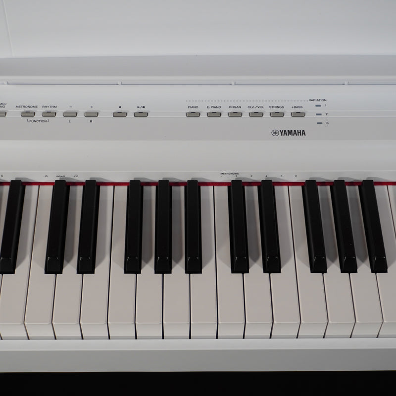 Yamaha P125a 88 Digital Piano White w/Matching Stand