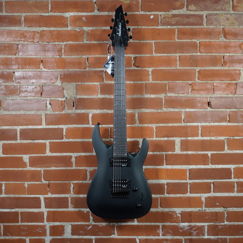Jackson JS Series 7 String Dinky Arch Top JS22 Satin Black