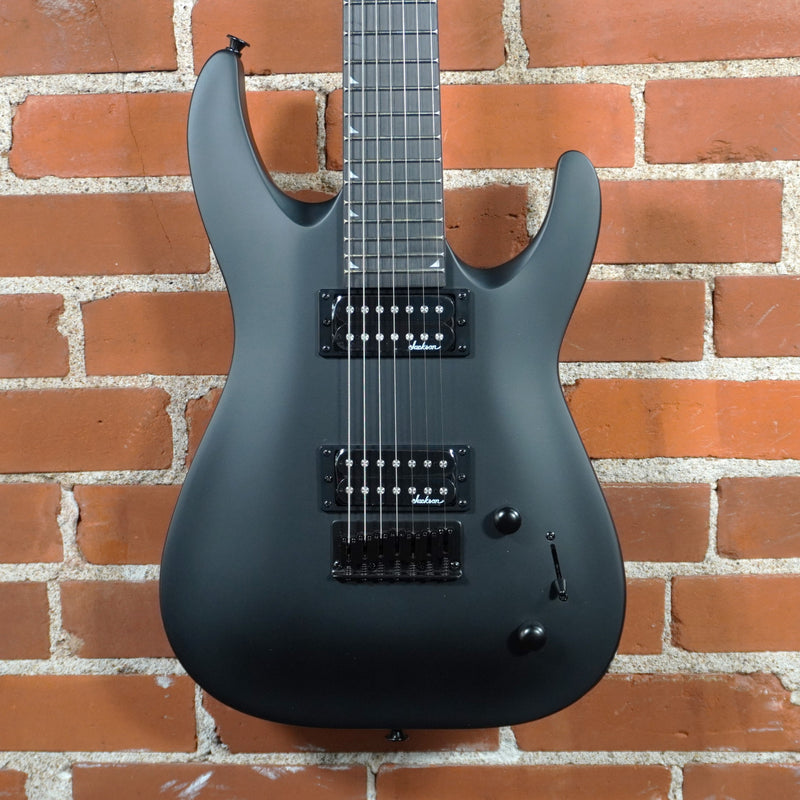 Jackson JS Series 7 String Dinky Arch Top JS22 Satin Black