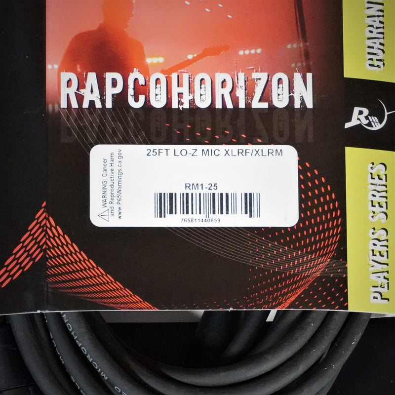 Rapco Players Mic Cable Rean 25ft