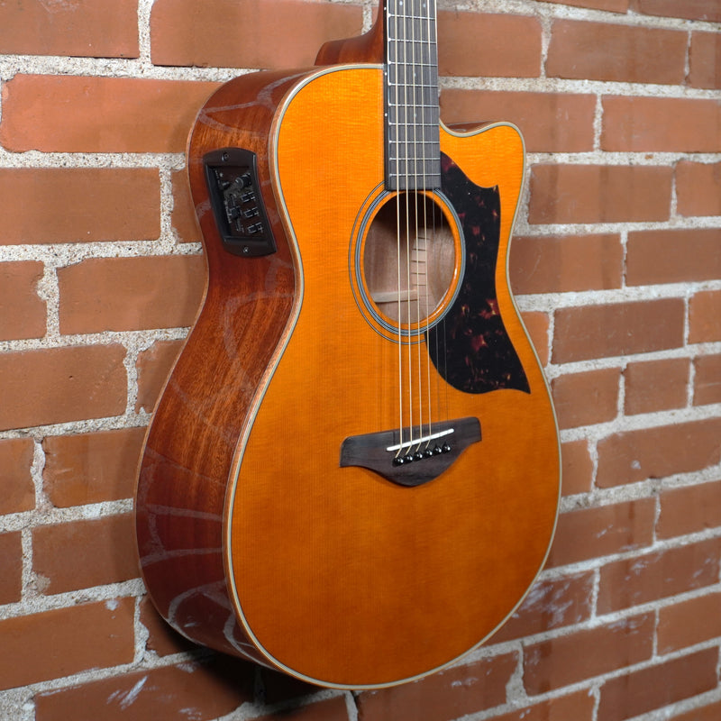 Yamaha AC1M Concert Acoustic Electric Guitar Vintage Natural