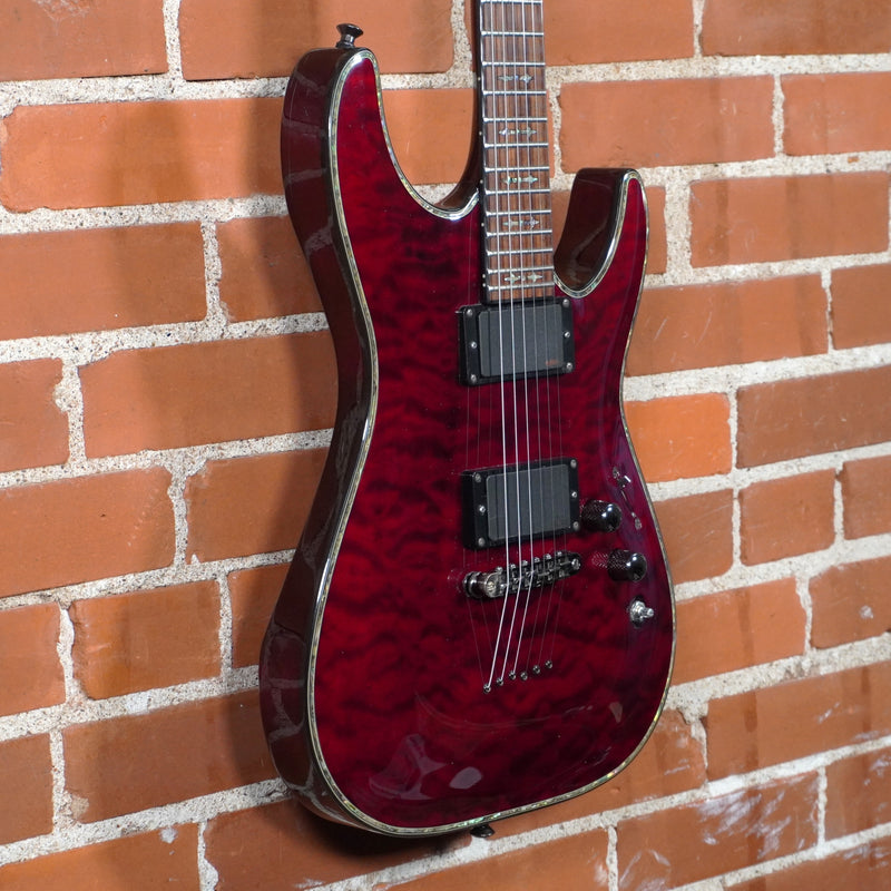 Schecter Hellraiser C-1 Solid Body Electric Six String EMG Black Cherry Used