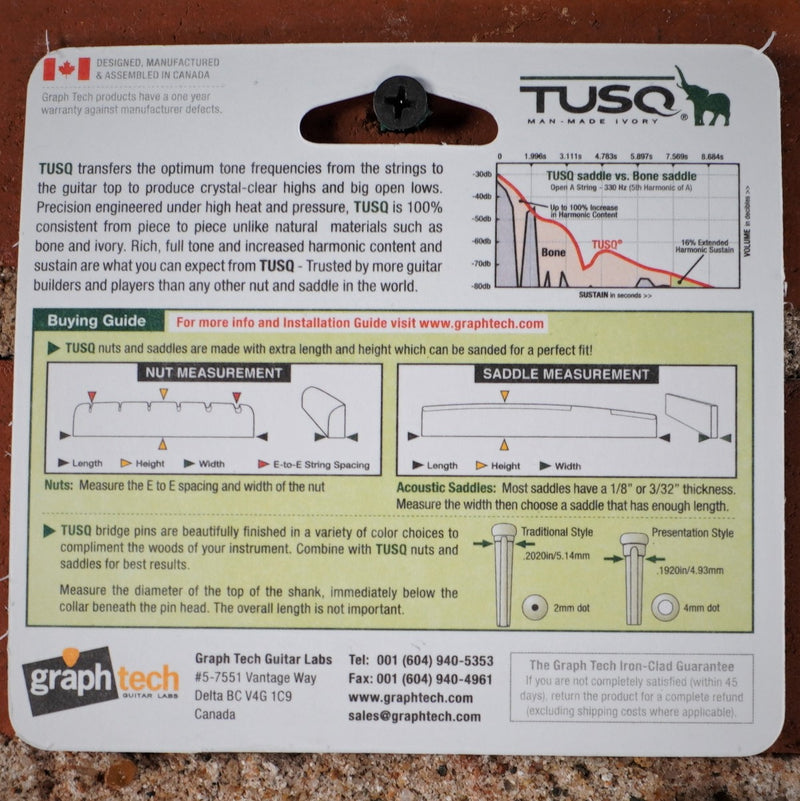 Graph Tech TUSQ Slotted 1 3/4" Martin-style Nut