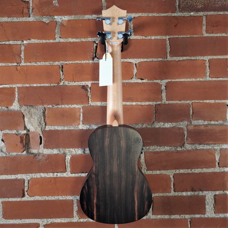 Amahi Classic Series Ebony Concert Electric Ukulele w/Gig Bag *B-Side*