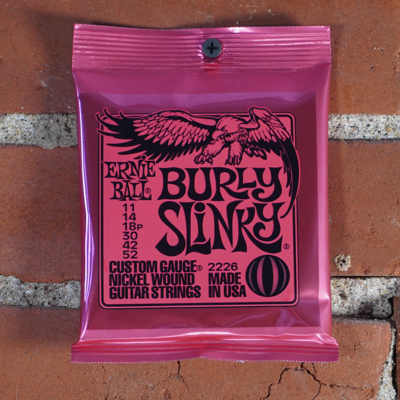 Ernie Ball Burly Slinky Nickel Wound Electric Guitar Strings 11-52
