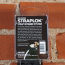 Dunlop Straplok Strap Retainers Dual Design Dark Chrome