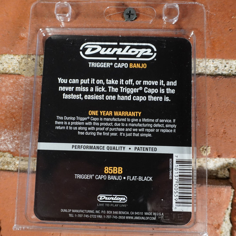 Dunlop Trigger Capo Banjo Black