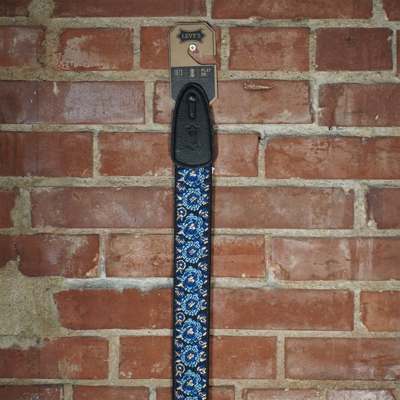 Levy's Strap Asian Jacquard Weave Guitar Strap Navy