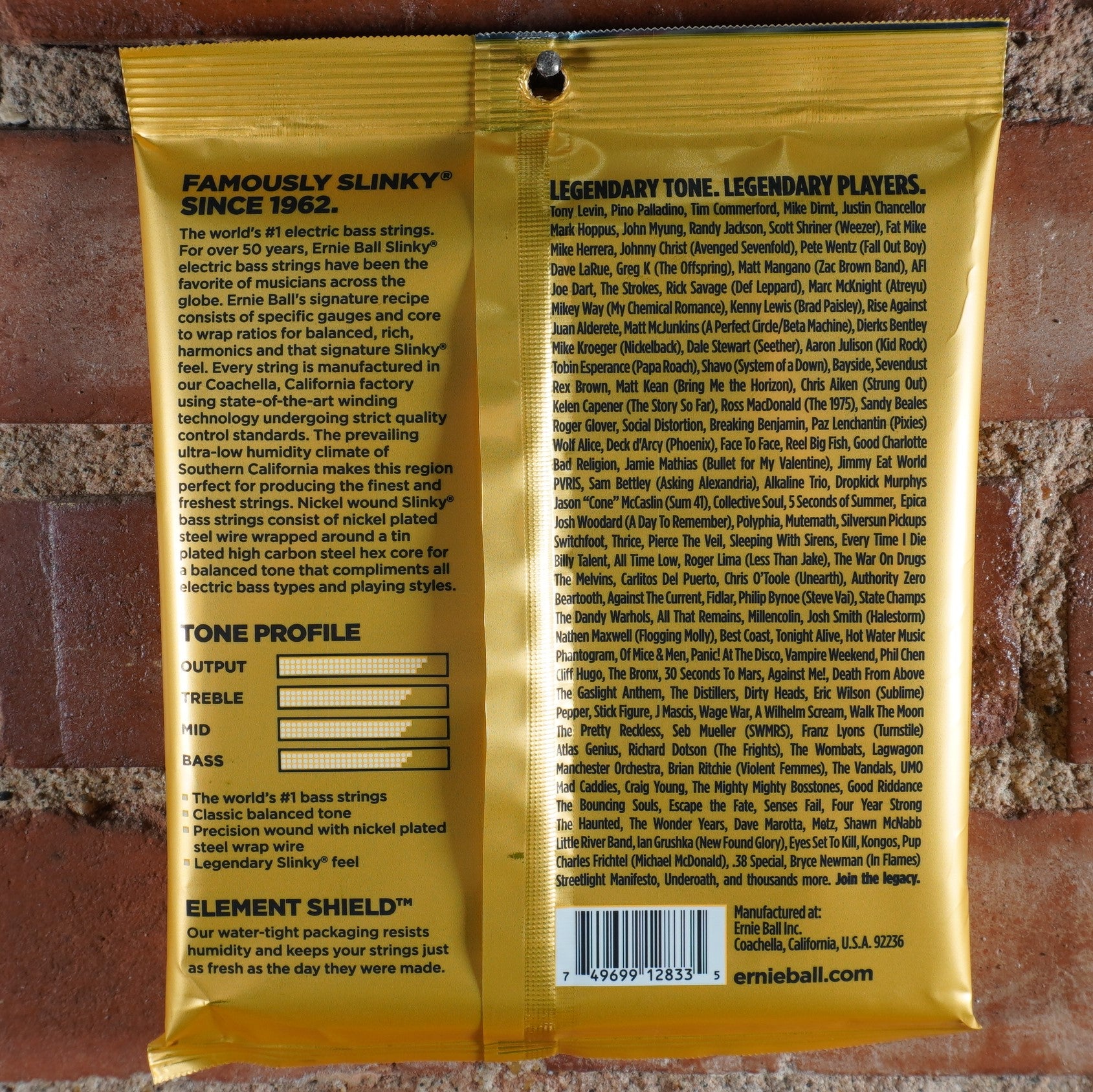 Ernie Ball Hybrid Slinky Nickel Wound Bass Strings 45-105