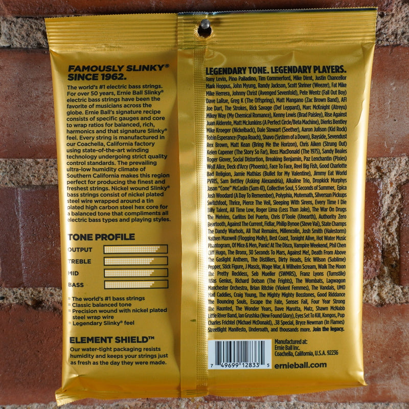 Ernie Ball Hybrid Slinky Nickel Wound Bass Strings 45-105