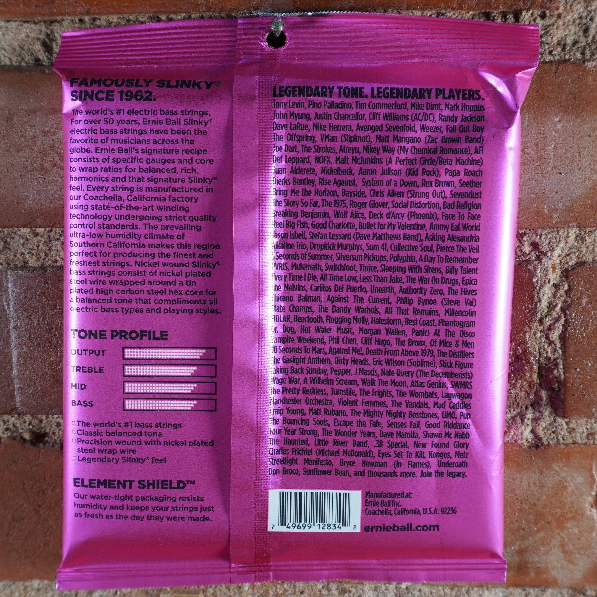 Ernie Ball Super Slinky Nickel Wound Bass Strings 45-100