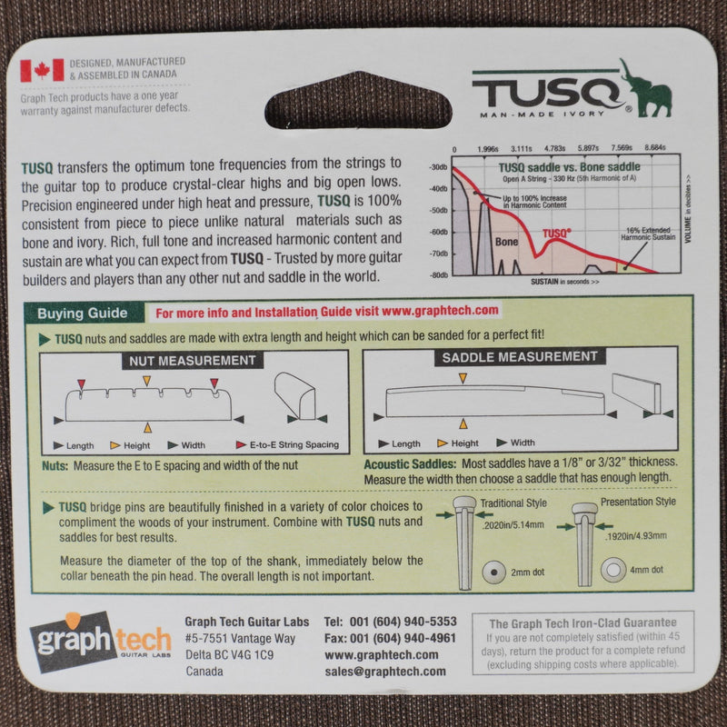 Graph Tech Tusq Nut Flat Bottom Strat