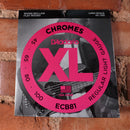 D'addario Chromes Flatwound Bass 4 String Set Light 45-100