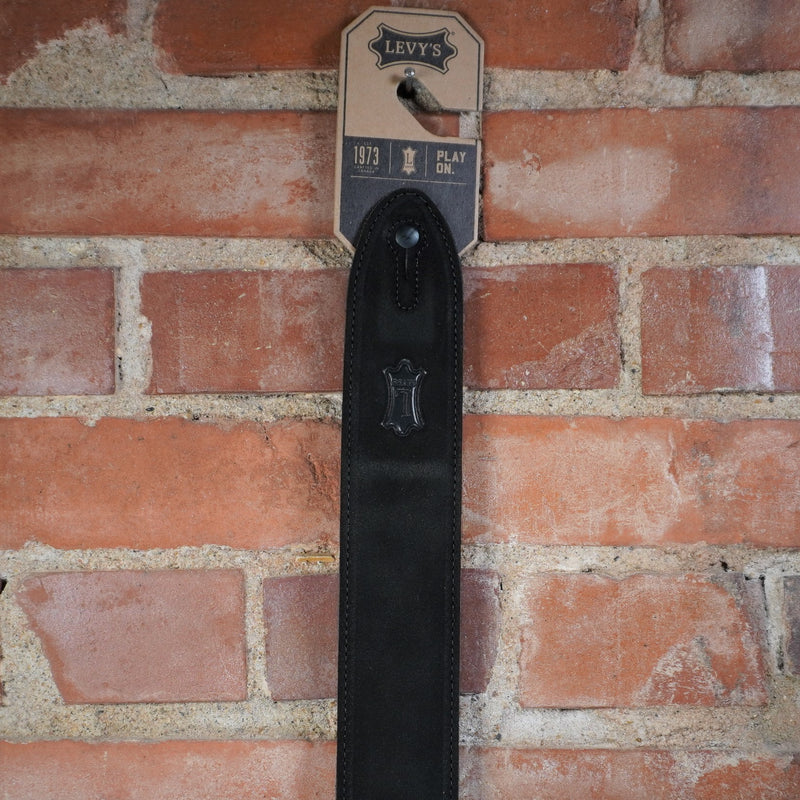 Levy's Straps Suede Guitar Strap Black