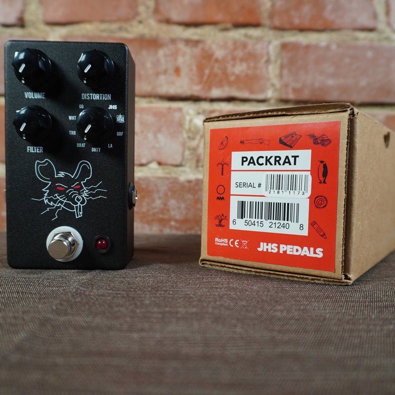 JHS PackRat Distortion/Fuzz Guitar Pedal
