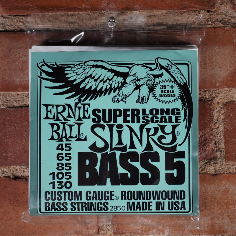 Ernie Ball Super Slinky Long Scale 5 String Bass String Set 45-130