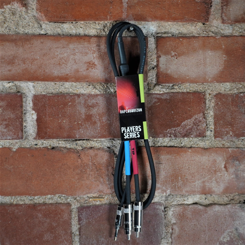 Rapco Players Series Audio Y-Cable 3.5mm to RCA