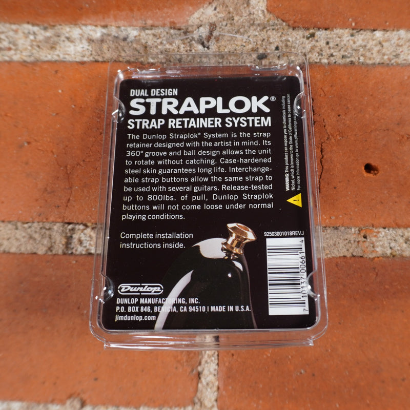 Dunlop Straplok Strap Retainers Dual Design Nickel