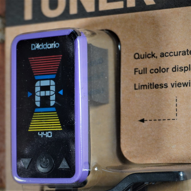 D'addario Eclipse Headstock Tuner Purple
