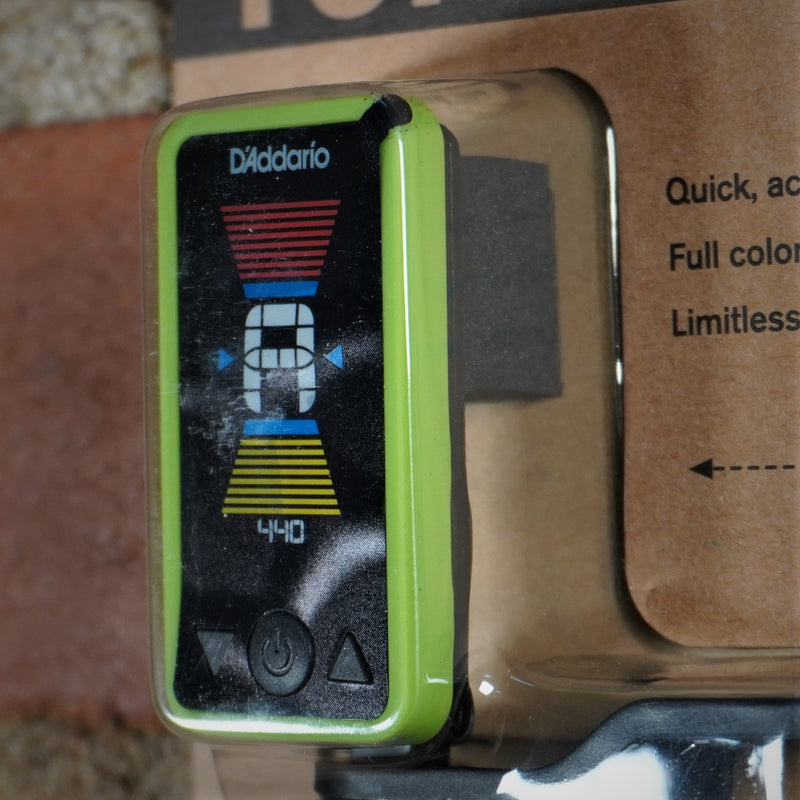 D'addario Eclipse Headstock Tuner Green