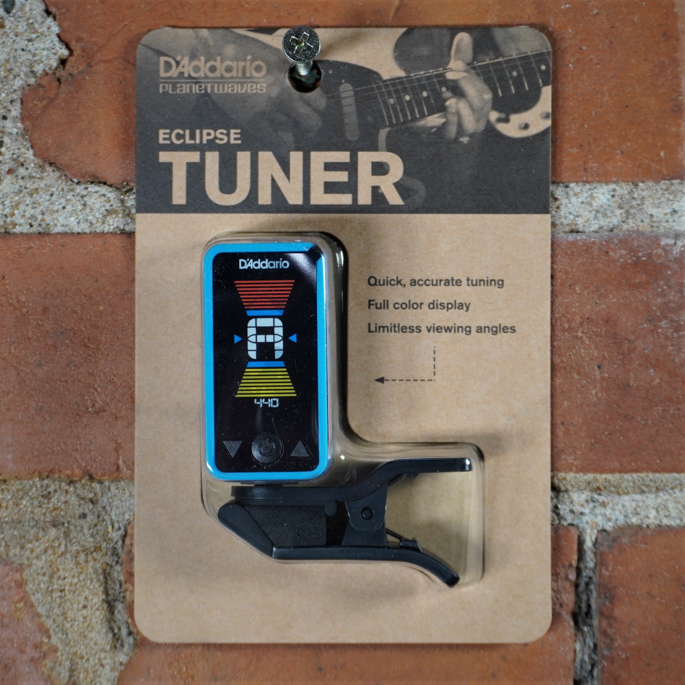 D'addario Eclipse Headstock Tuner Blue