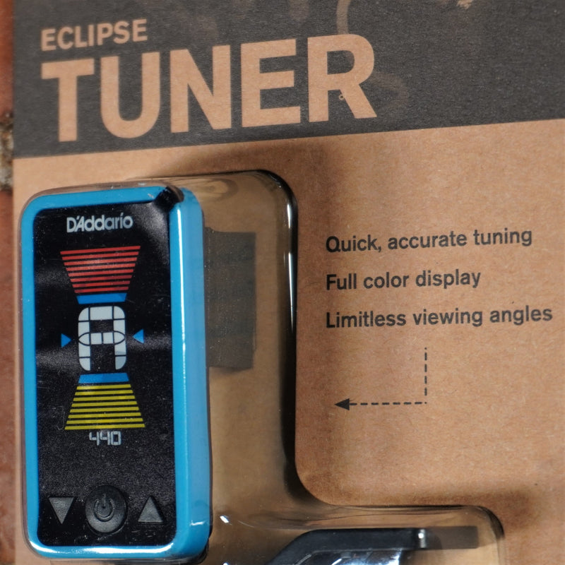 D'addario Eclipse Headstock Tuner Blue
