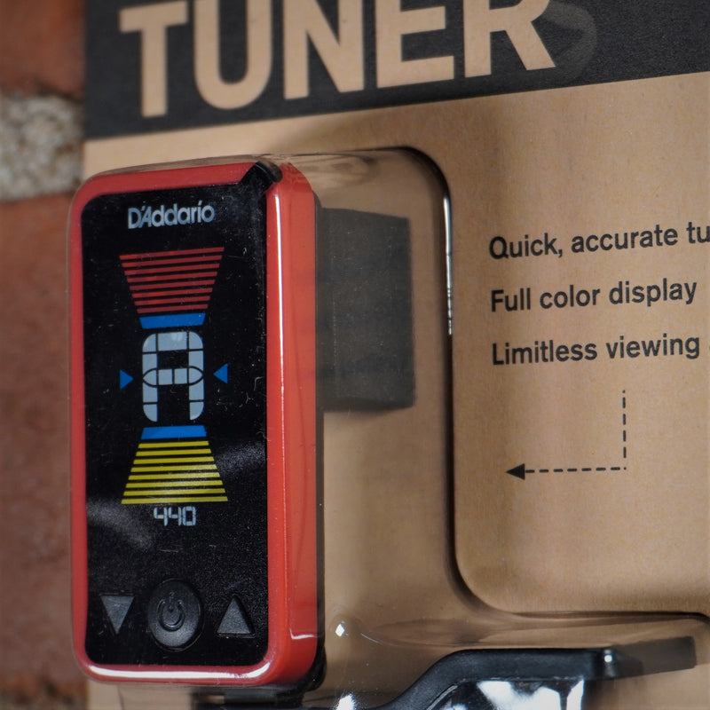 D'addario Eclipse Headstock Tuner Red