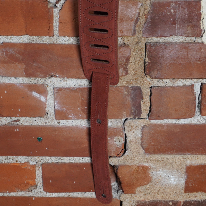 Levy's Strap Classic Series Suede Guitar Strap Rust