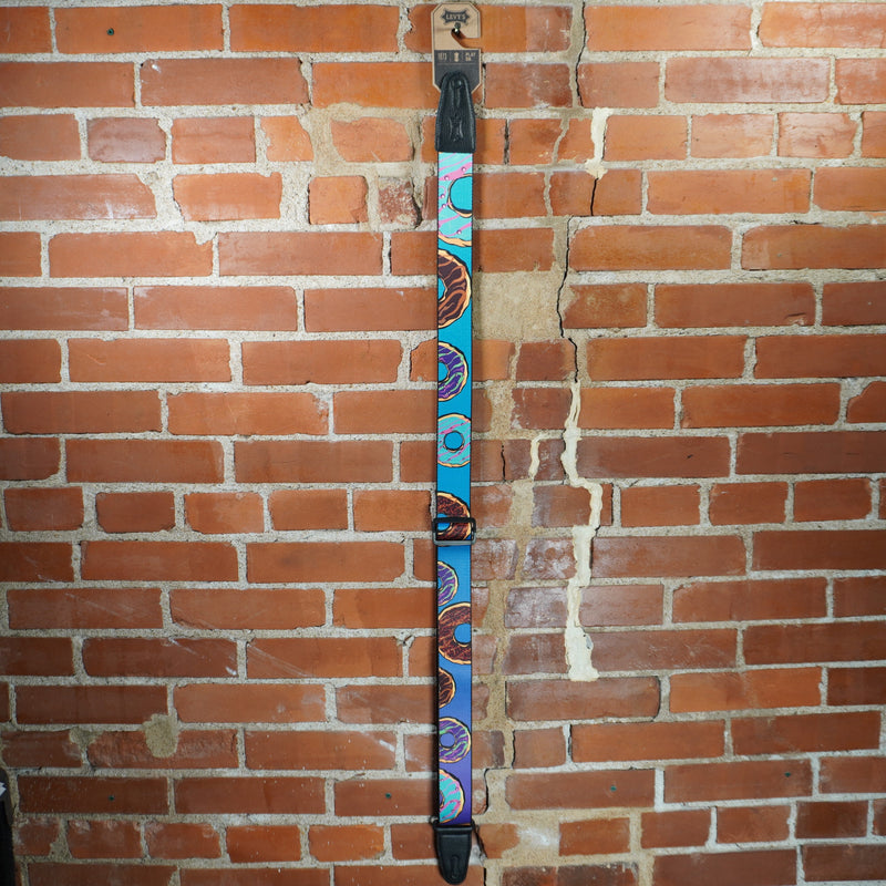 Levy's Guitar Strap Print Series Donuts
