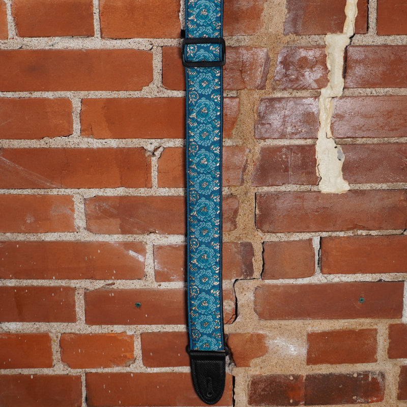 Levy's Strap Asian Jacquard Weave Guitar Strap Blue