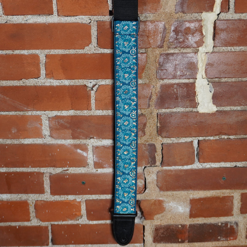 Levy's Strap Asian Jacquard Weave Guitar Strap Blue