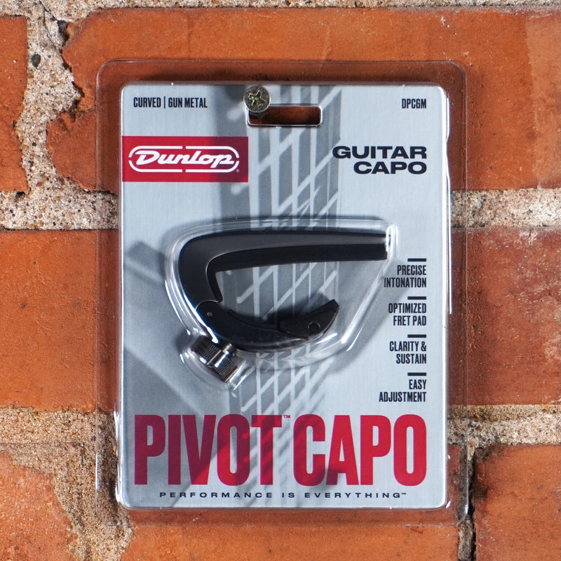 Dunlop Pivot Capo Acoustic Gun Metal Satin