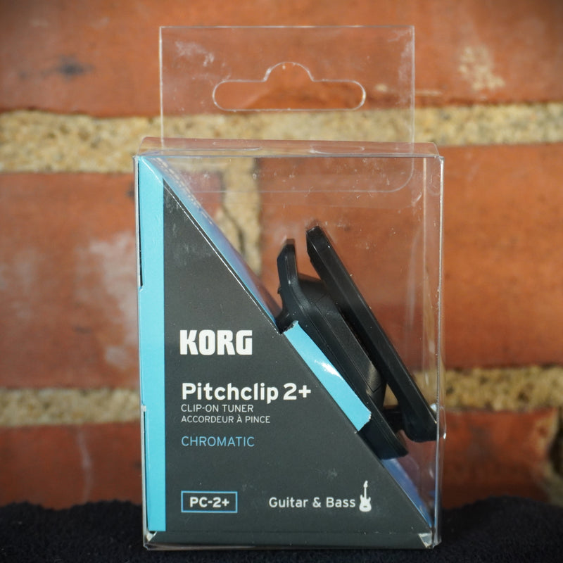 Korg PitchClip 2 Plus Digital Clip On Tuner Black