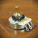 CTS Guitar Pot 250k 1/4" Shaft Length (For Strats/Pickguards)