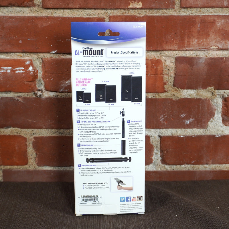 On Stage Stand U-Mount Universal Tablet Holder TCM1900