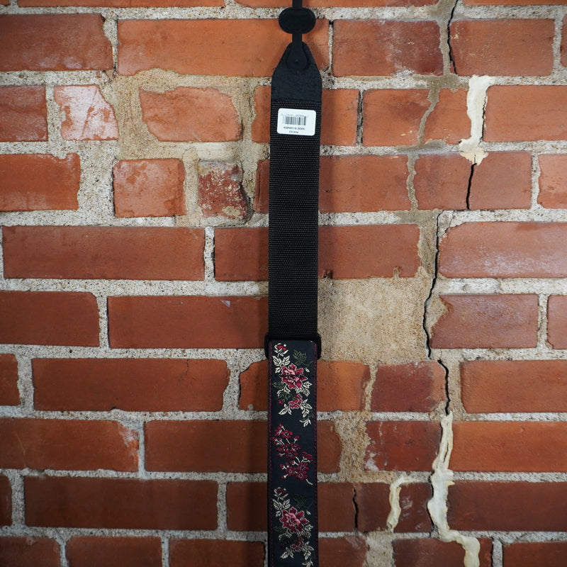 Ernie Ball Classic Jacquard Guitar Strap Red Rose