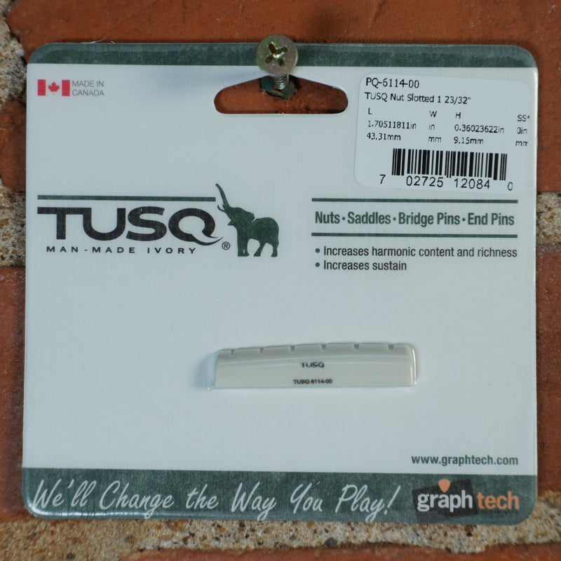 Graph Tech Tusq  Guitar Nut Slotted 1 23/32"