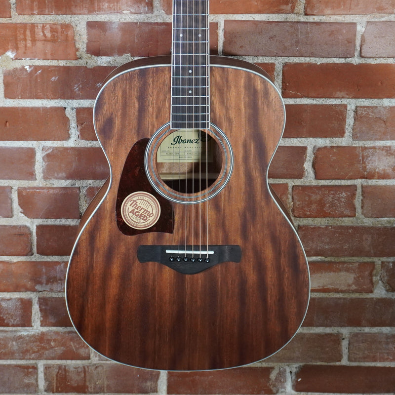 Ibanez Artwood Series Grand Concert Left Hand Acoustic Open Pore Natural Used