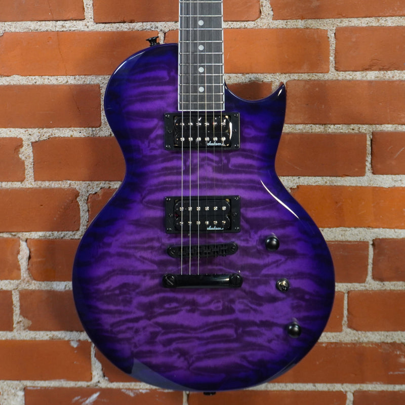 Jackson JS Series Monarkh Solid Body Electric Guitar Transparent Purple Burst