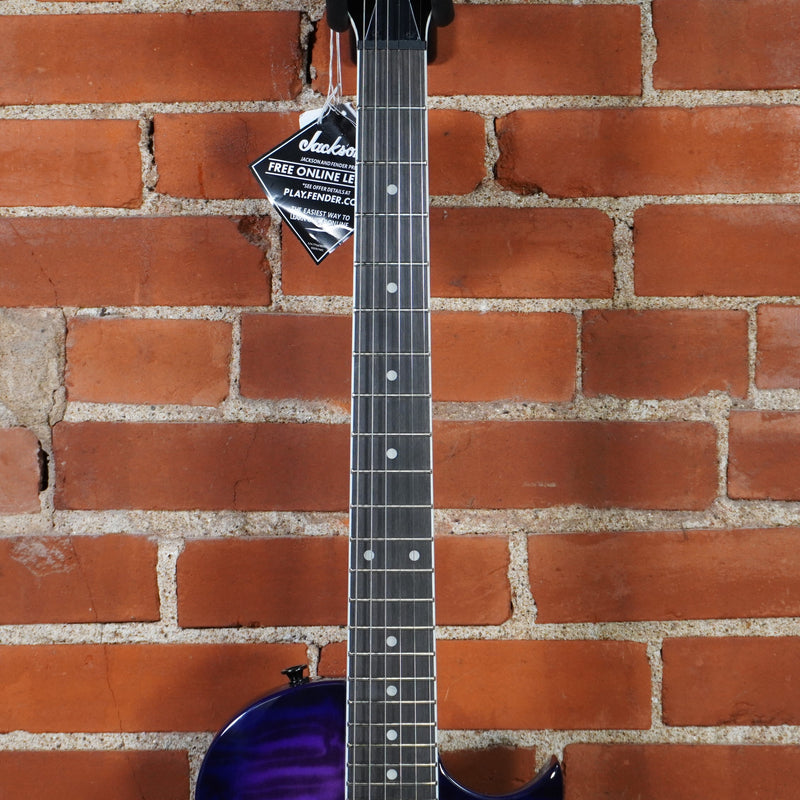 Jackson JS Series Monarkh Solid Body Electric Guitar Transparent Purple Burst