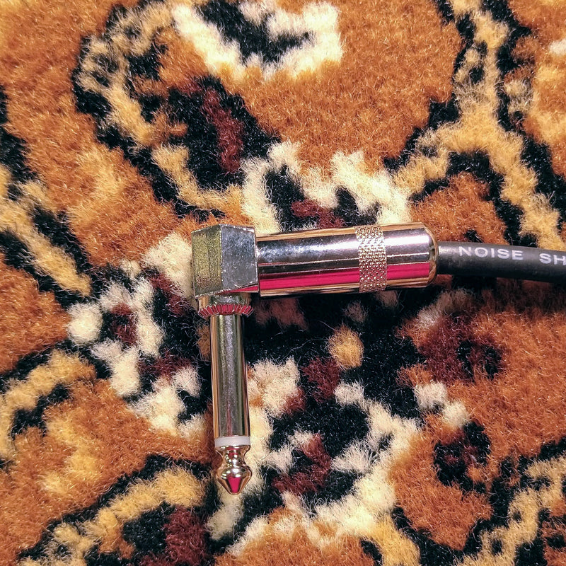 Stage Master 1/4" Right Angle Instrument Patch Cable 6"