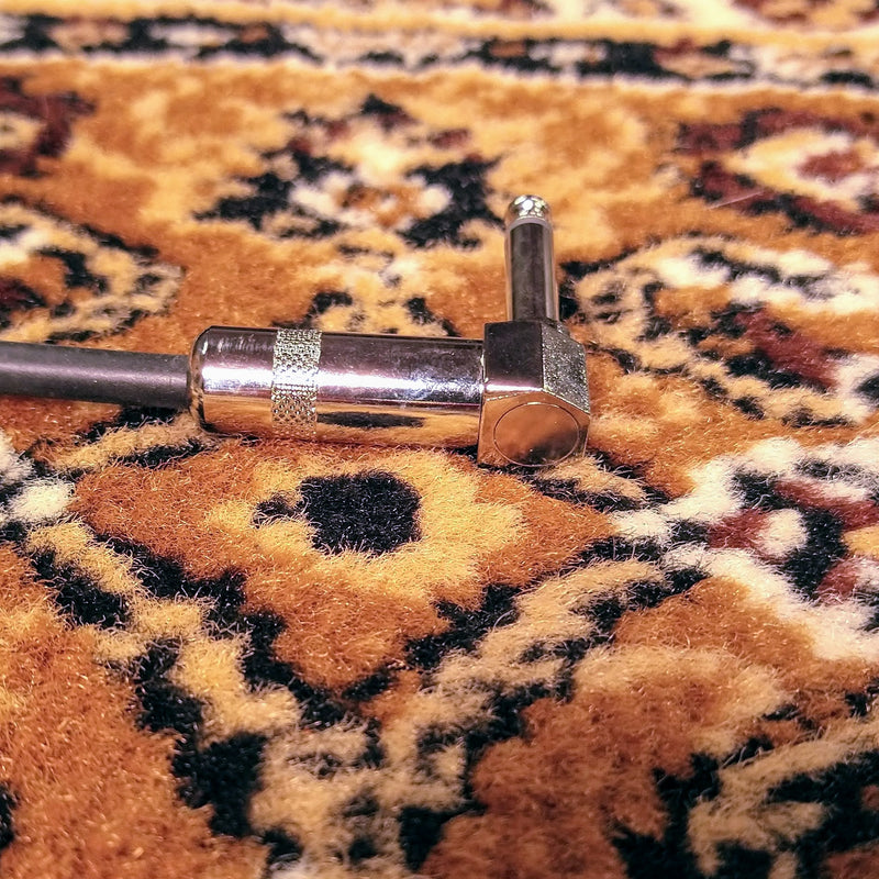 Stage Master 1/4" Right Angle Instrument Patch Cable 6"