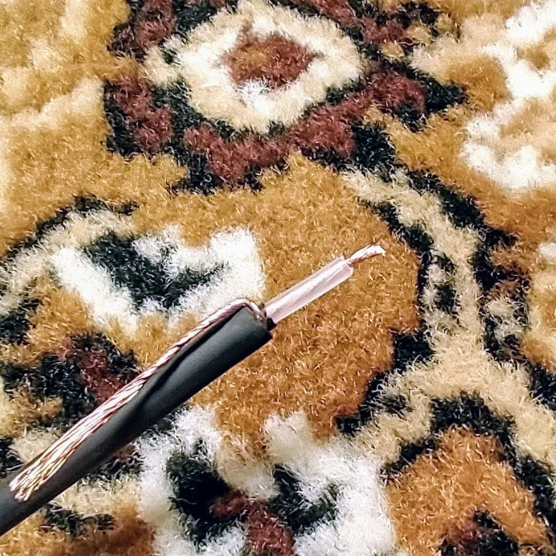 Bulk Mini Instrument Cable Black Jacket 10ft