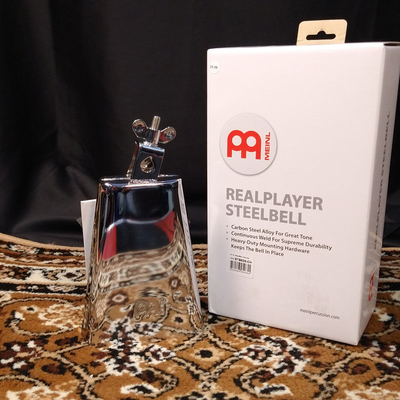Meinl Percussion Chrome & Steel Finish Cowbell 6.25" *B-Side*